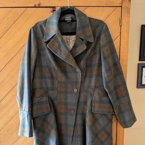 TORRID OUTLANDER TARTAN PEA COAT
